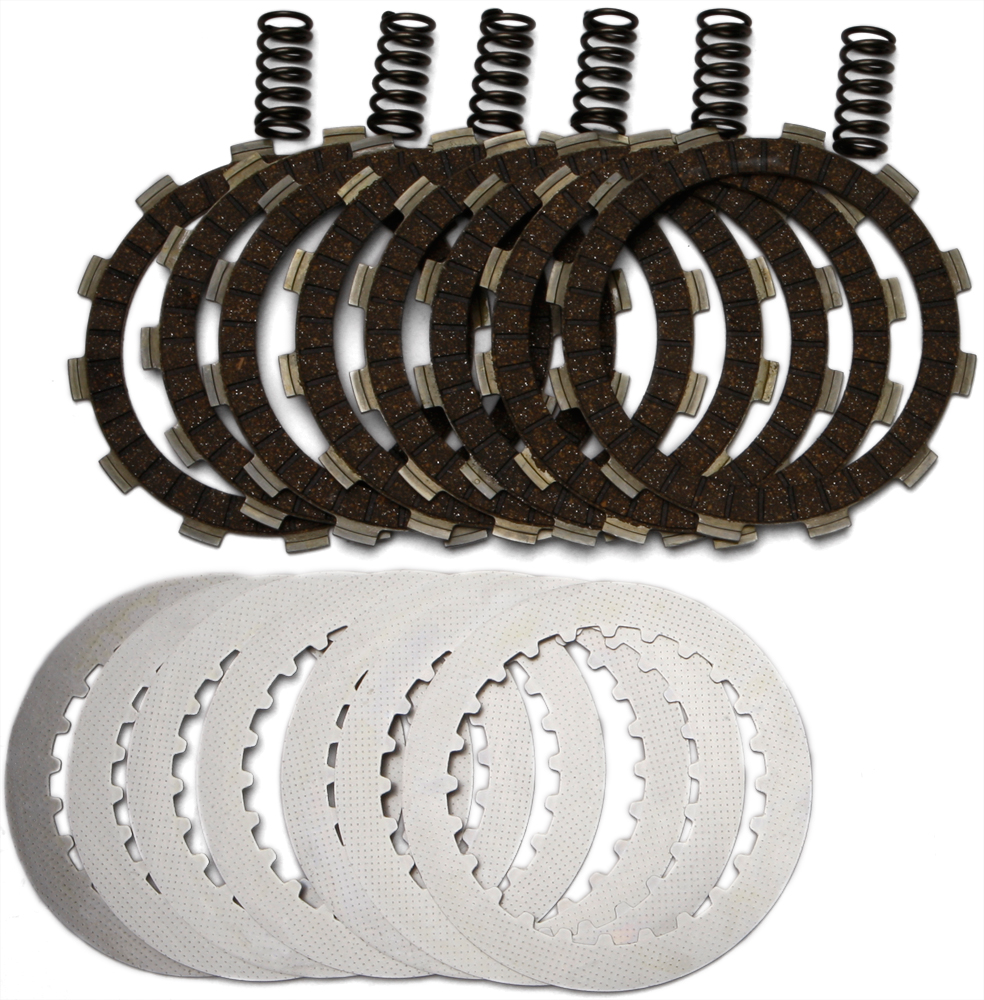 DRC Complete Clutch Kit - Cork CK Plates, Steels, & Springs - For 04-07 Honda CRF250R - Click Image to Close