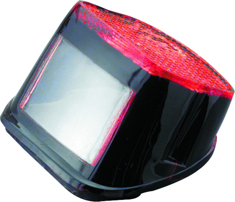 Bikers Choice Blacked Out Tail Light Len - Click Image to Close