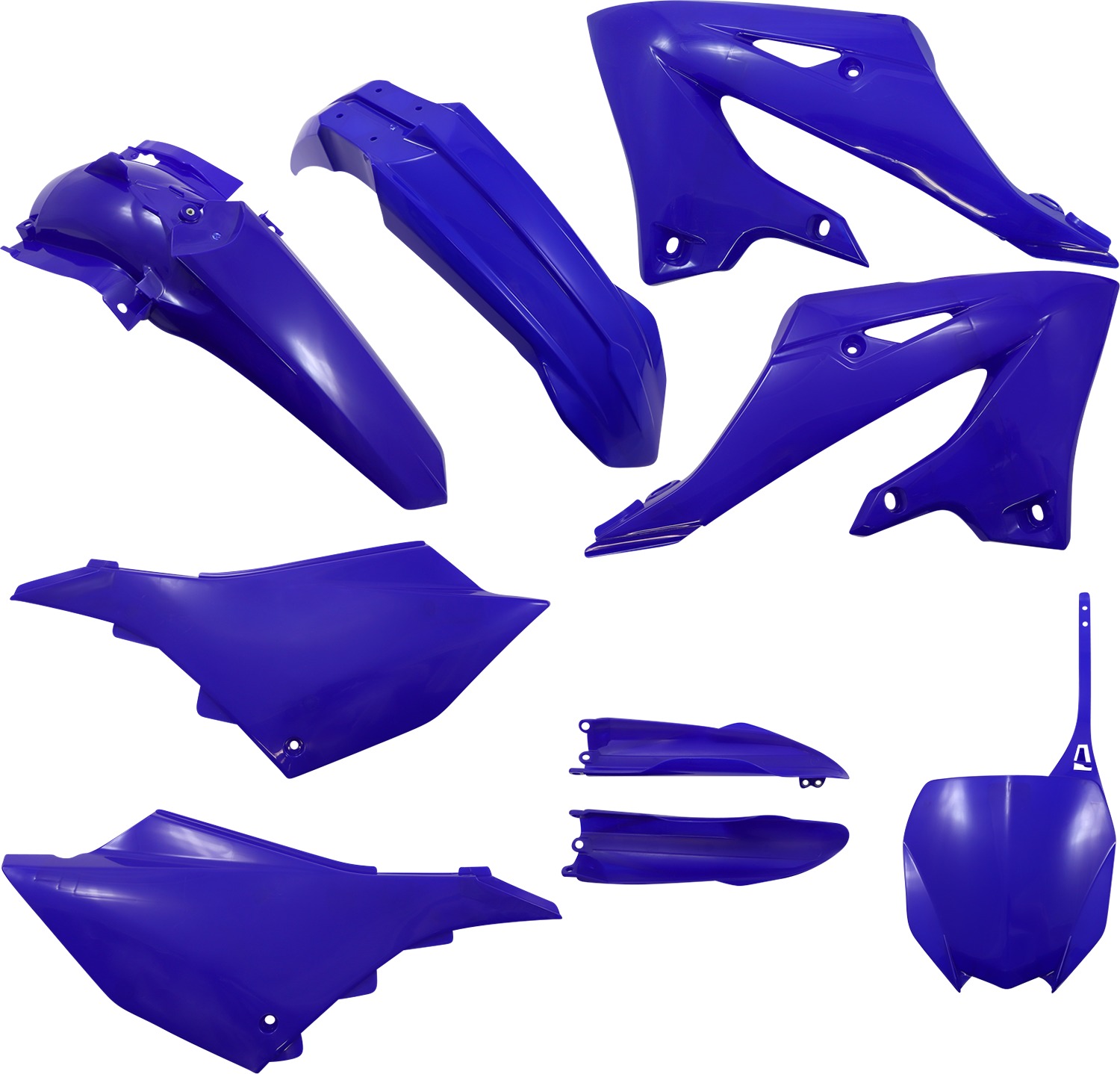 Full Plastic Kit - Blue - For 22-23 Yamaha YZ125/250 - Click Image to Close