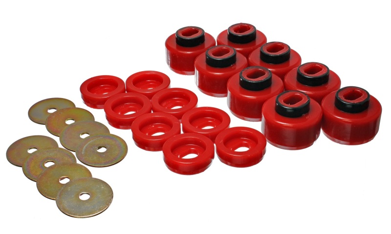 Red Body(cab) Mount Set - For 99-06 Silverado C1500/K1500 / 01-06 Silverado C2500/K2500 - Click Image to Close