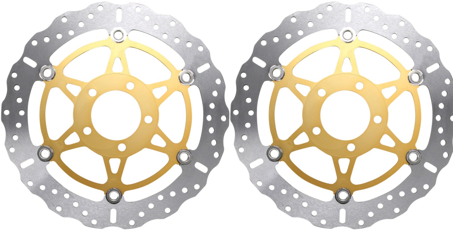 Floating Contour Brake Rotor Front Kit - Click Image to Close