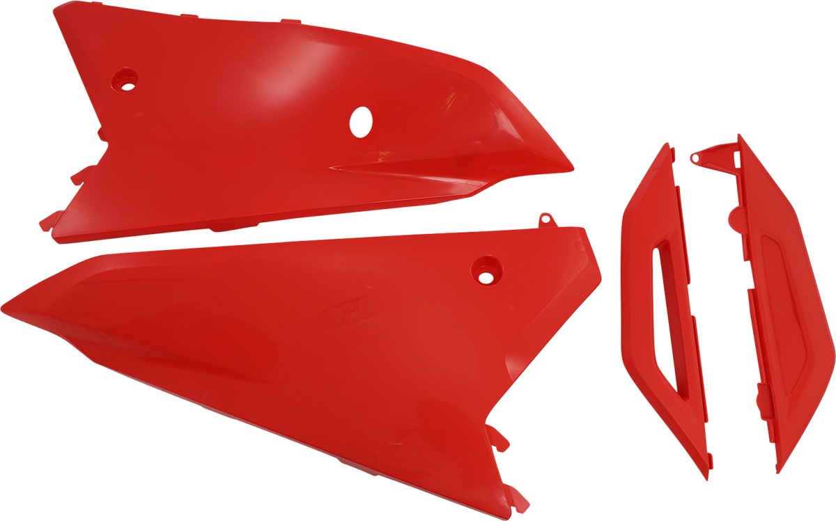 21-24 Honda CRF250R/250RX/CRF450R/RX/ CRF450R-S Side Panels Upper/Lower - Red - Click Image to Close