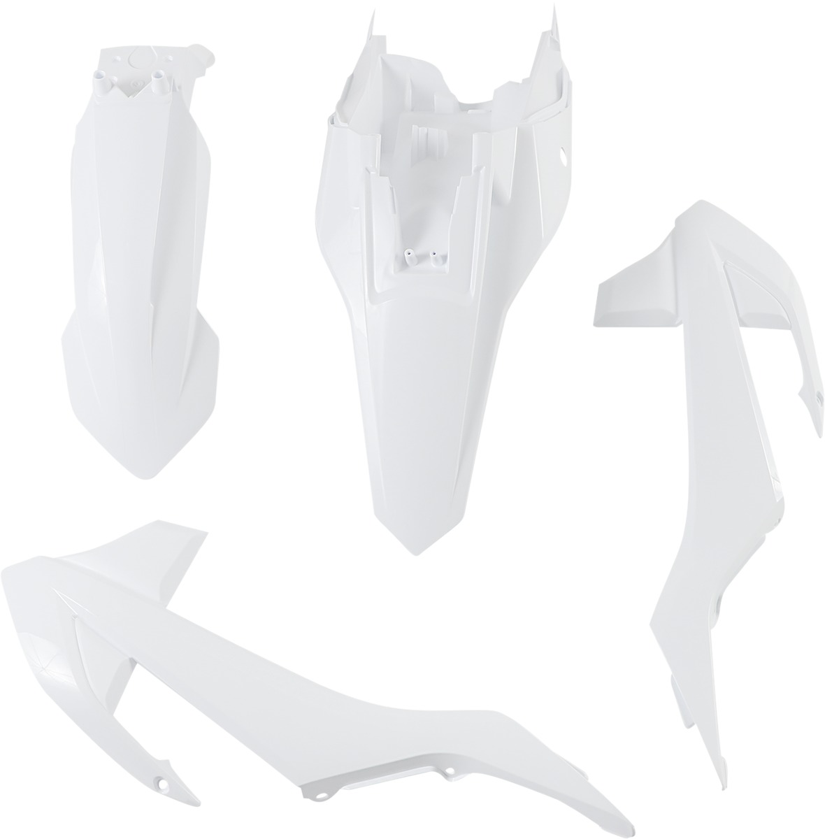 16-23 KTM SX65/ GasGas MC65 Plastic Kit - 20 White - Click Image to Close