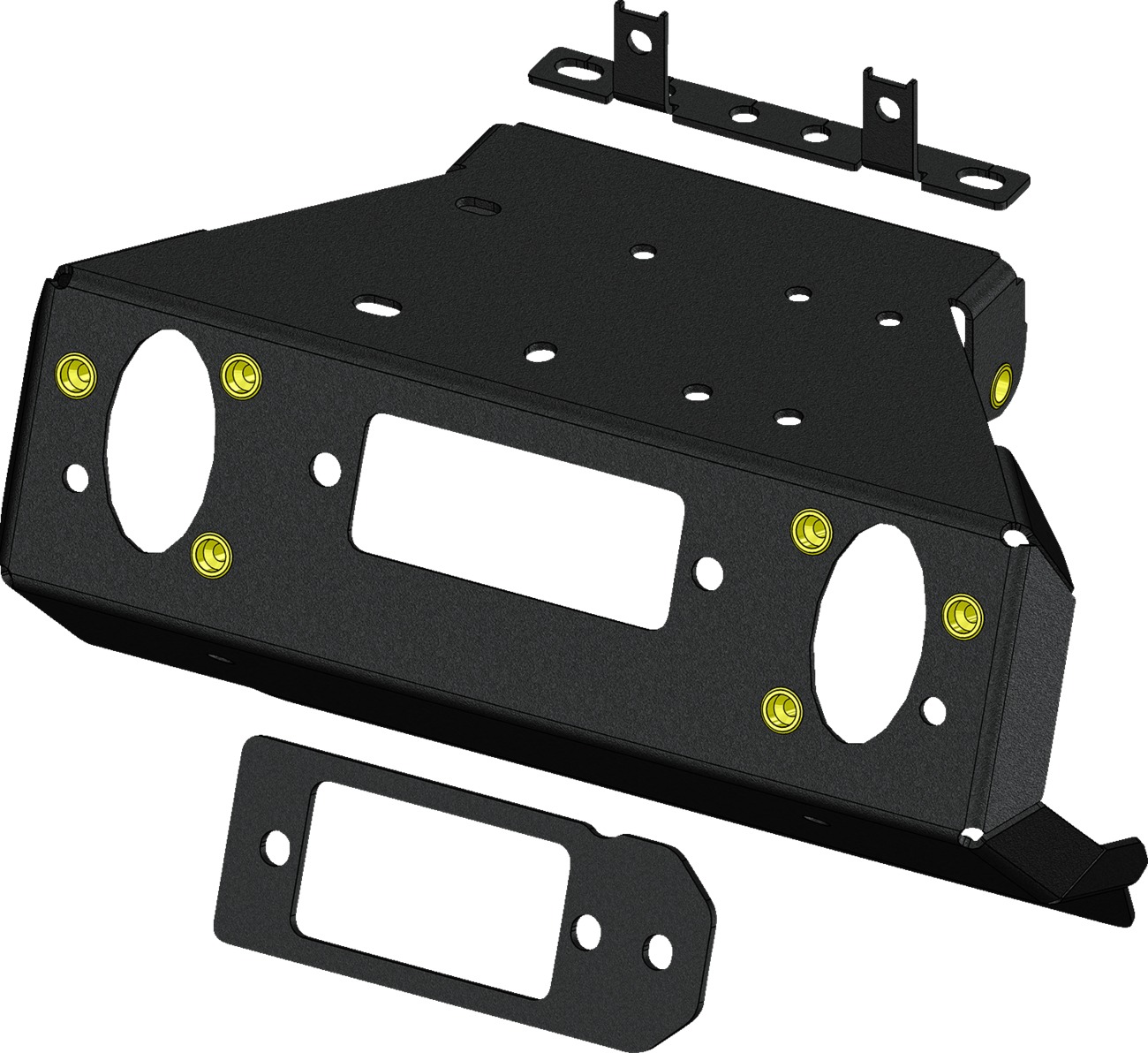 Winch Mount - For 21-24 Can-Am Commander 700-1000/ MAX / 18-24 Maverick 700-1000/ Trail/ Sport/ MAX - Click Image to Close