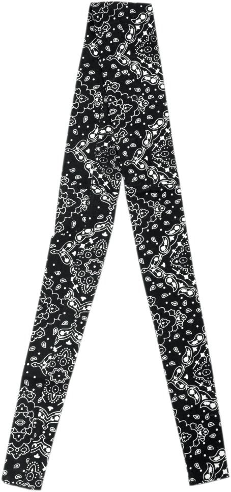 Cotton Cooldanna - Cooldanna Blk Paisley Blk - Click Image to Close