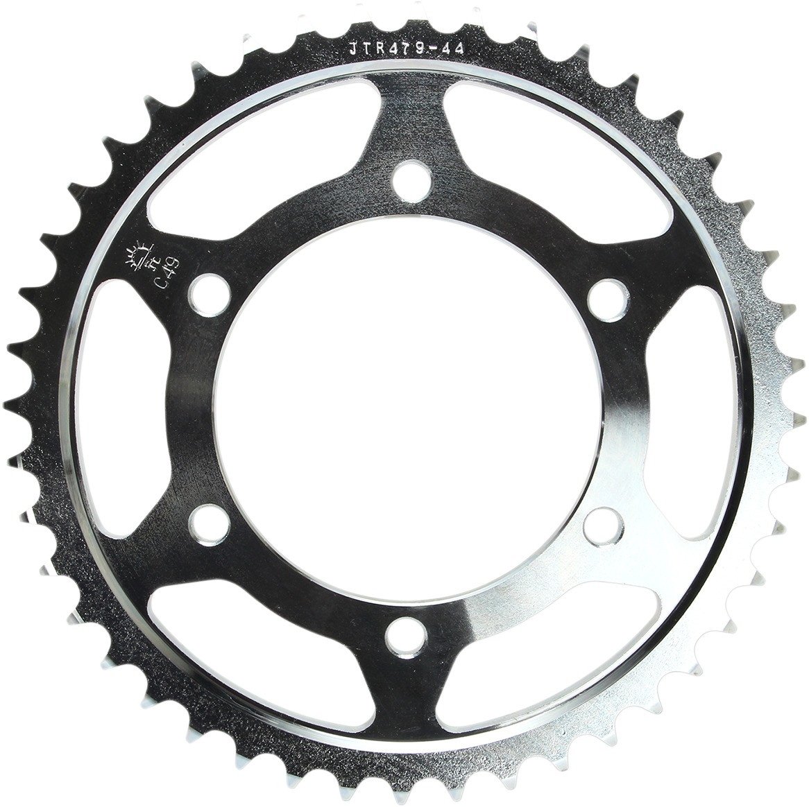 Steel Rear Sprocket - 44 Tooth 530 - For GSXR1000 FZ1 R1 R6 R7 XJR - Click Image to Close