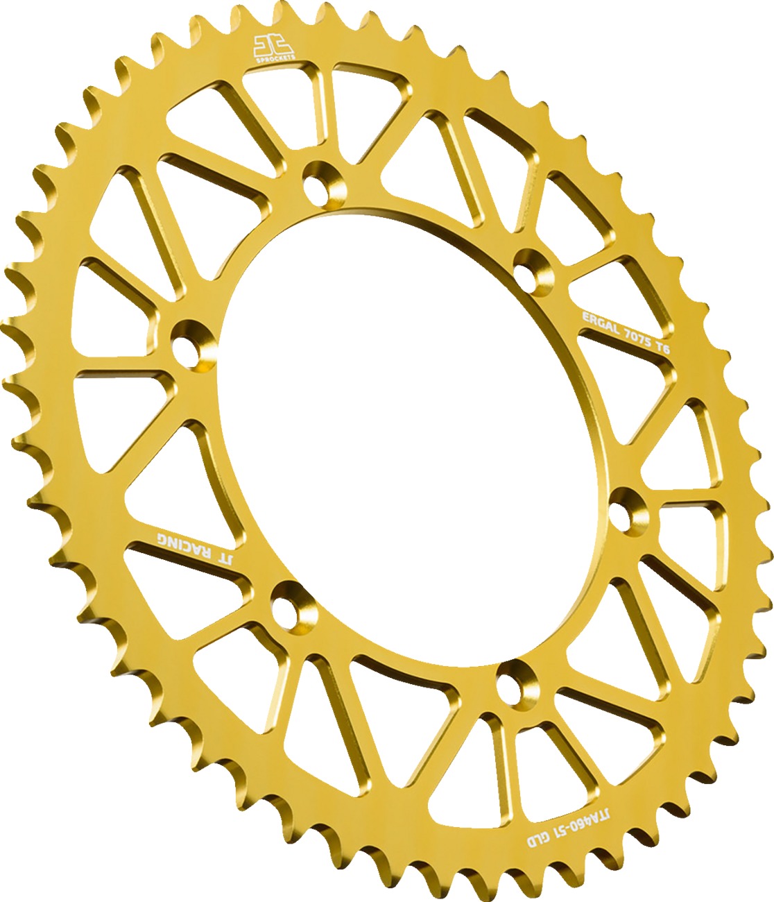 Gold Aluminum Rear Sprocket - 51 Teeth 520 Pitch - Click Image to Close