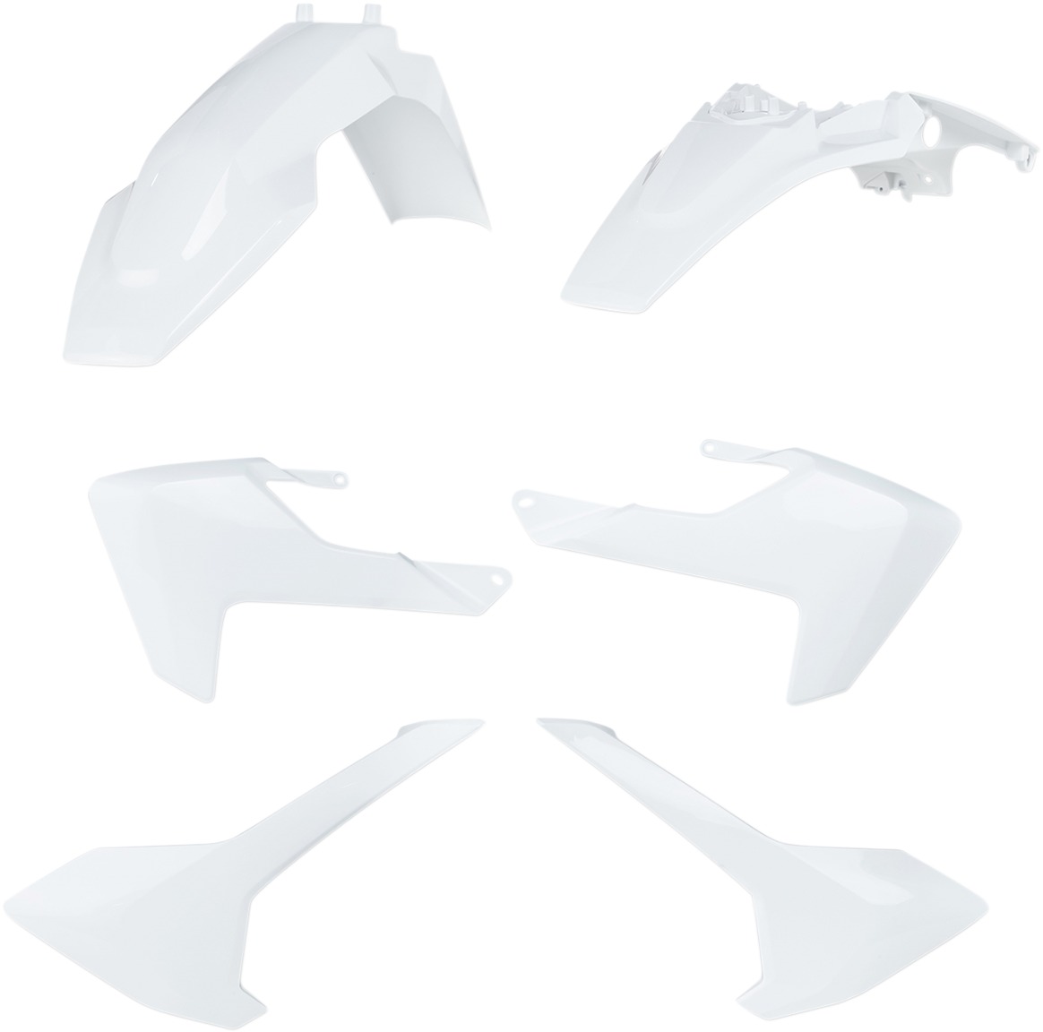 Acerbis 17-24 Husqvarna TC65 Plastic Kit - White - Click Image to Close