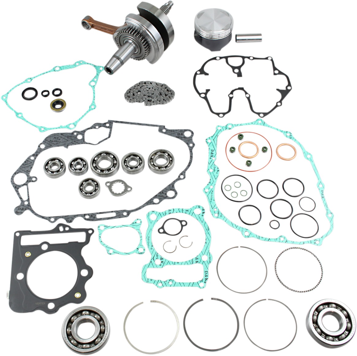 ATV/UTV Complete Engine Rebuild Kit In A Box - Wr Complete Rebuild - Click Image to Close