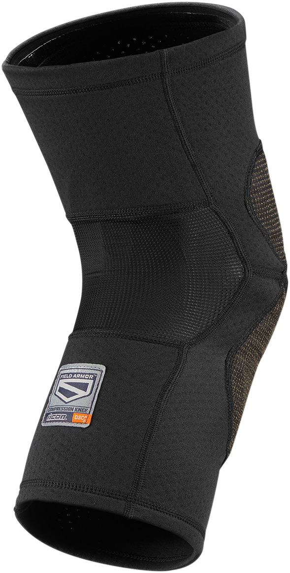 Knee Compression Guard Pair - Black Small - Click Image to Close