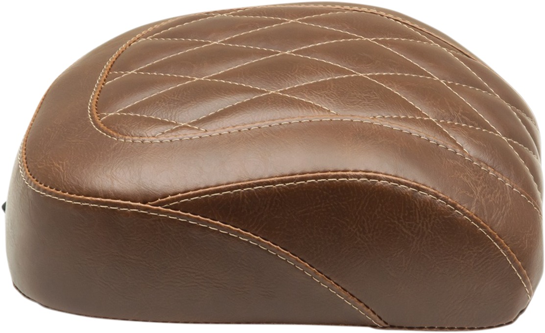 Tripper Diamond Wide Brown Pillion Pad - For 18-19 HD FXBR - Click Image to Close