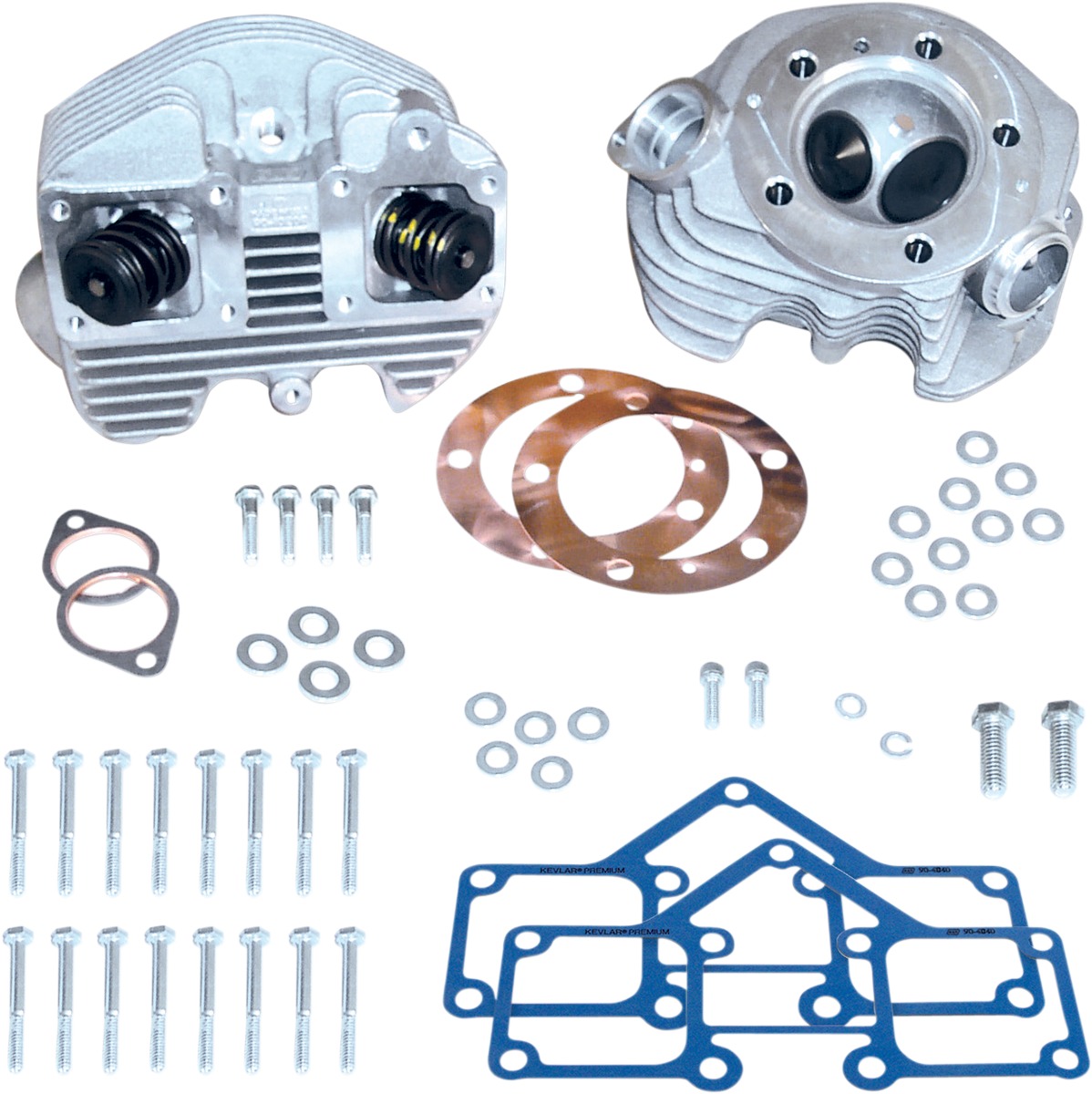 Shovelhead Cylinder Head Kits - Cyl Hds Shvl Std-Nat S&S - Click Image to Close