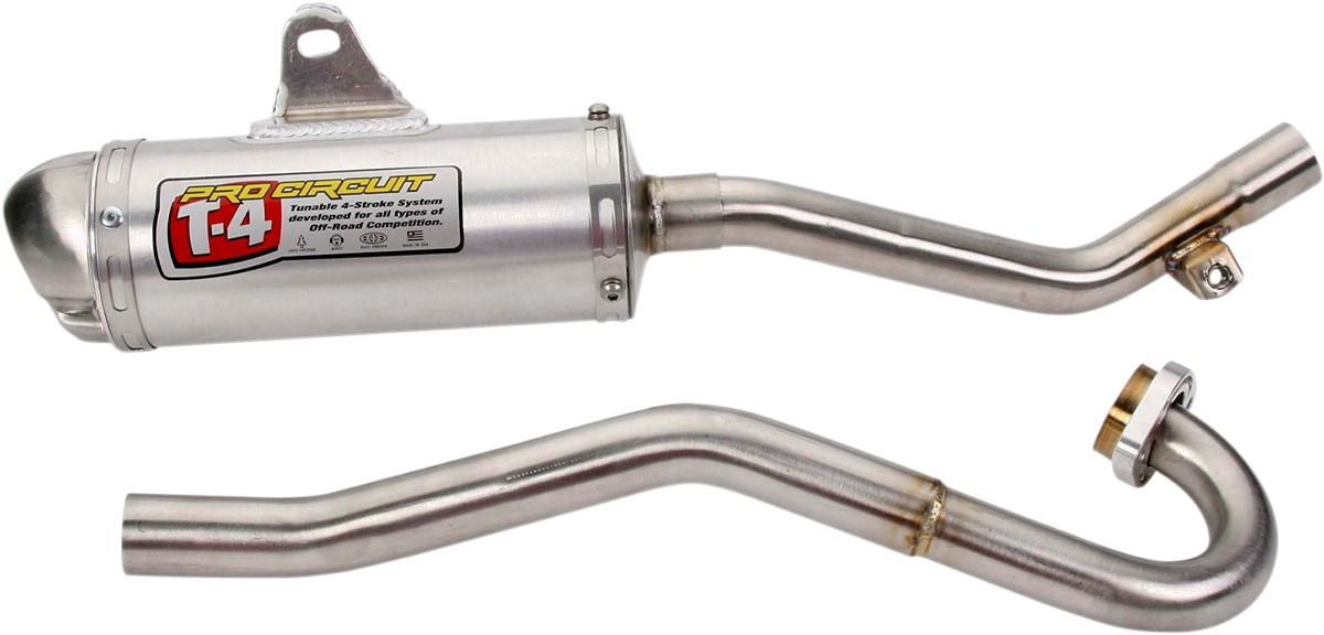 T-4 Aluminum & Stainless Steel Full Exhaust - For KLX125/L DRZ125/L - Click Image to Close