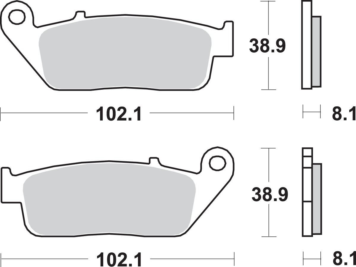 Sintered Brake Pads - 627Hs Sint Brake Pads Sbs - Click Image to Close