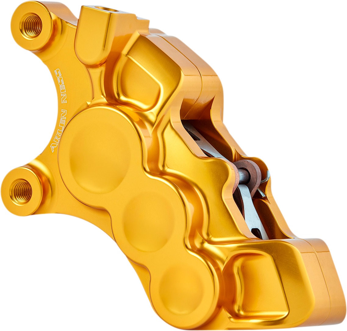 Gold Tech Brake Calipers - 6 Piston Diff Bore 11.8 In Lt - Click Image to Close