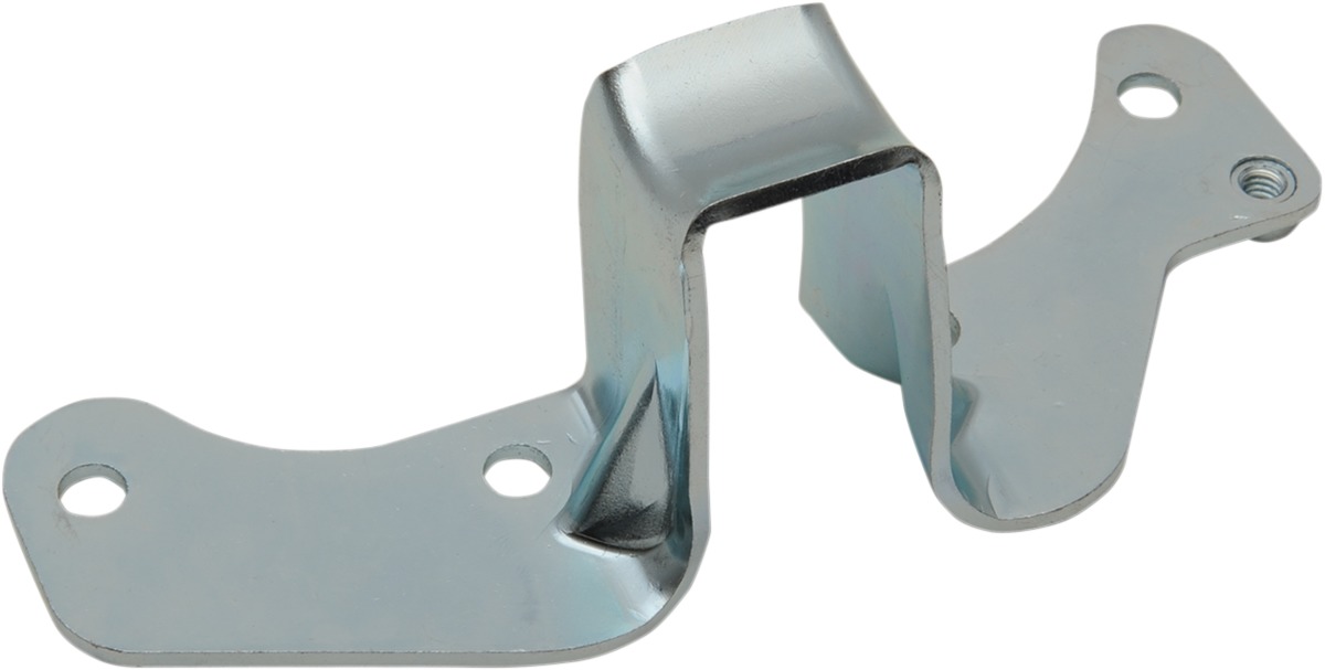 Chrome Rear Exhaust Pipe Bracket - Replaces Harley 65678-85D - Click Image to Close