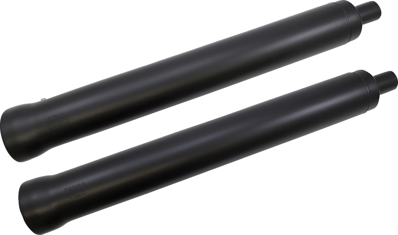 4" Neighbor Hater Mufflers for Indian - Cobra Nh 4" Mufflers Blk Indn - Click Image to Close