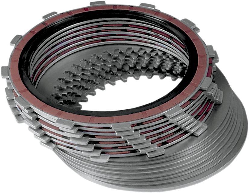 Performance Steel & Friction Clutch Plate Kit - Fits most Ducati through 2007 - Click Image to Close