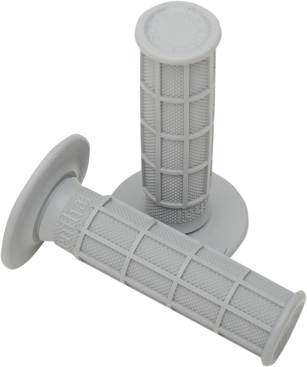 MX Grips Soft Full Waffle - Light Grey - Click Image to Close