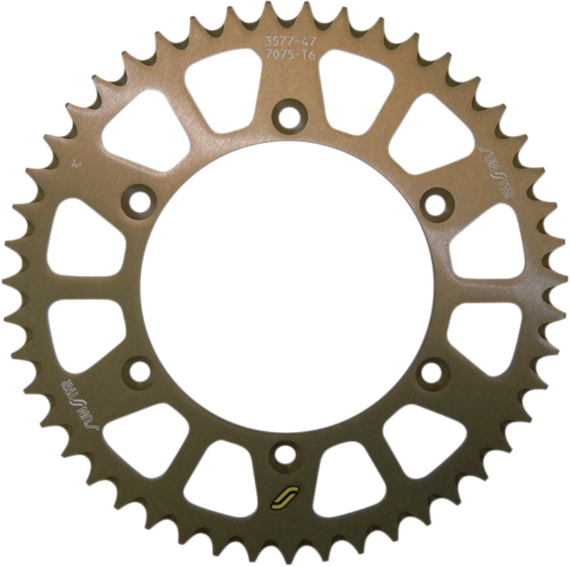 Works Triplestar Aluminum Rear Sprocket 51T - For DRZ400 E/S/SM, KLX400, RM 125/250, RMZ250/450 - Click Image to Close