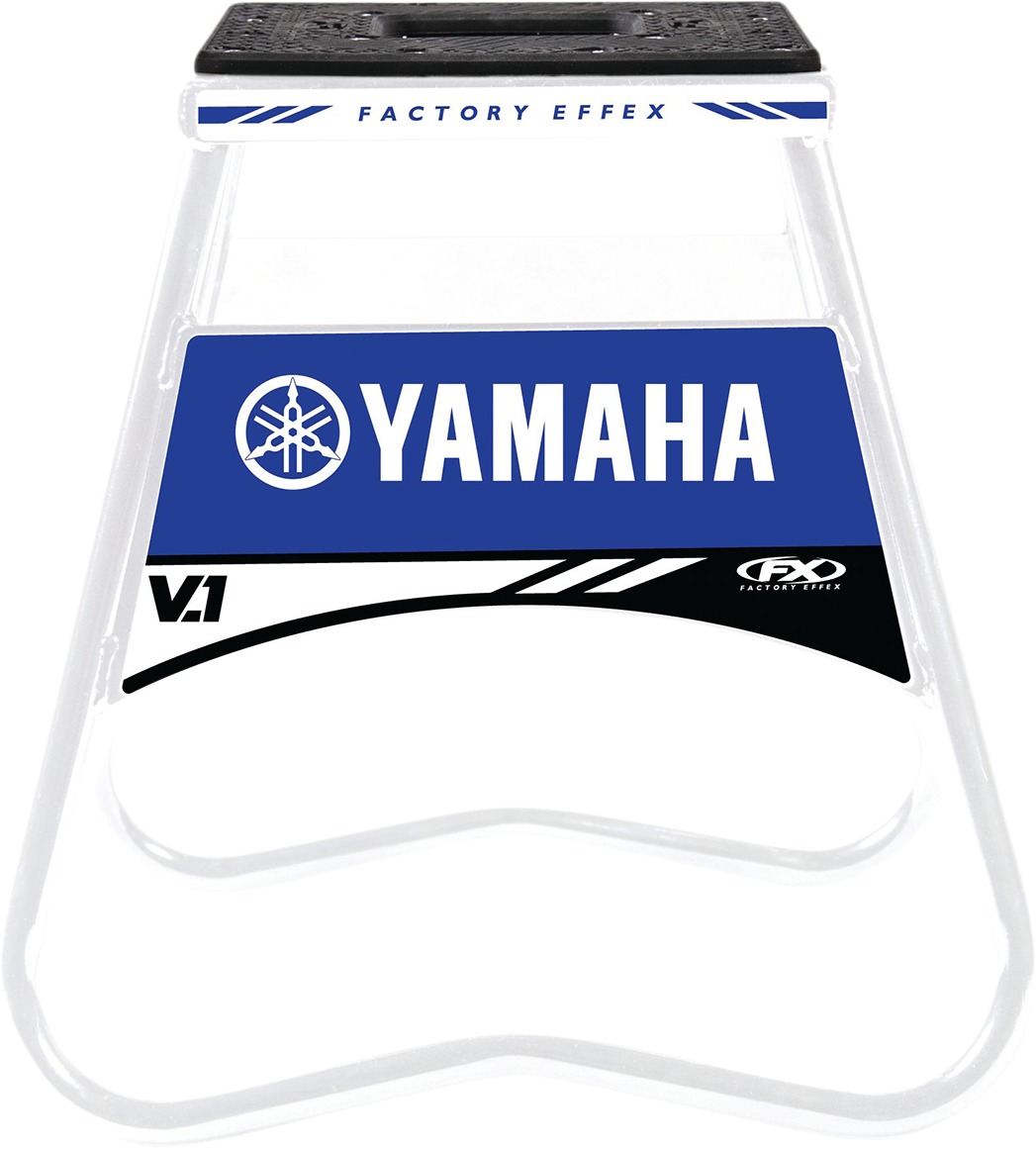 V1 Bike Stands - Yamaha White - Click Image to Close