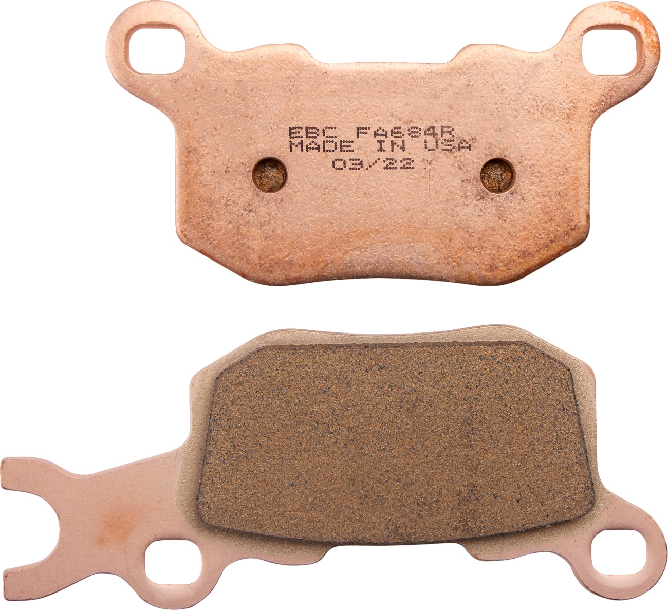 Rear R Series Sintered Pads|Shoes - Fa684R Brake Pad - Click Image to Close