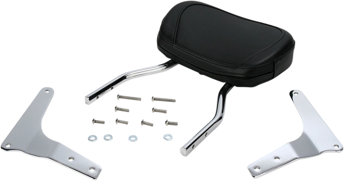 Short Round Sissy Bar - For 96-15 Honda Rebel 250 CMX250 - Click Image to Close