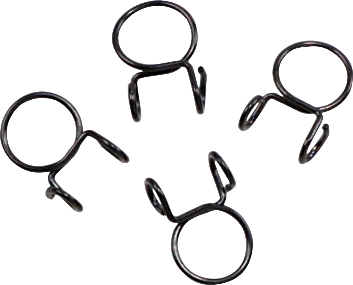 All Balls Racing Hose Clamp 4 Pack - 10mm - Click Image to Close