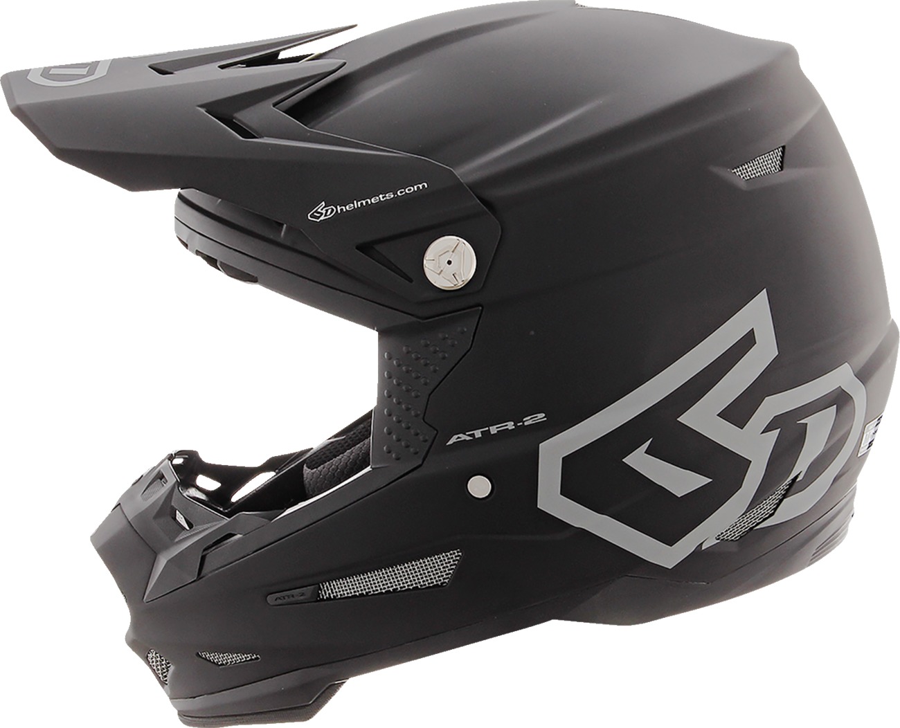 ATR-2 Matte Black Helmet Medium - Click Image to Close