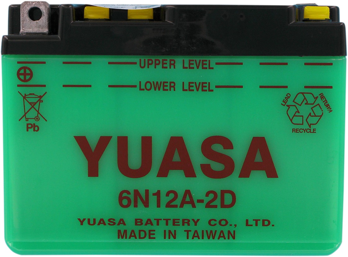 Conventional Batteries - 6N12A-2D Yuasa Battery - Click Image to Close