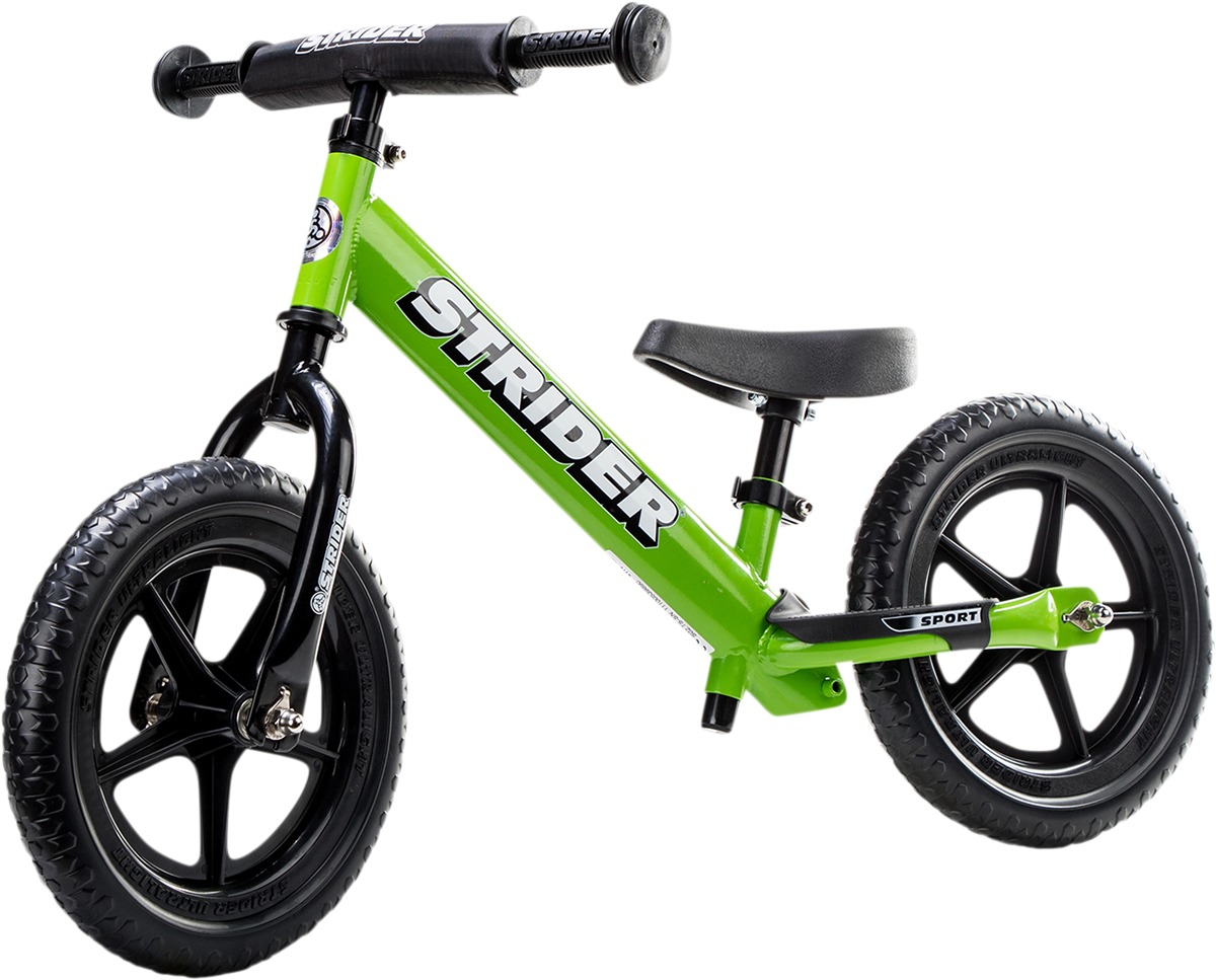 12 Sport Balance Bike - Strider 12 Sport Green - Click Image to Close