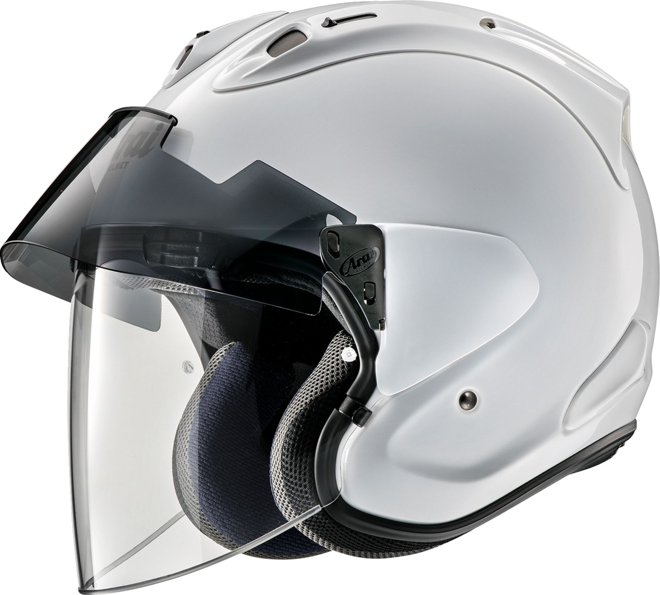 Arai Ram-X Helmet 2XL Diamond White - Open-face helmet in Diamond White, size 2XL - Click Image to Close