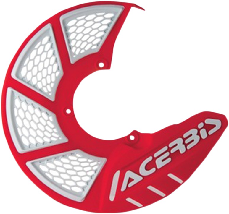 X-Brake Vented Brake Rotor Disc Cover - Red - For Use w/ X-Brake Mounting Kits - Click Image to Close