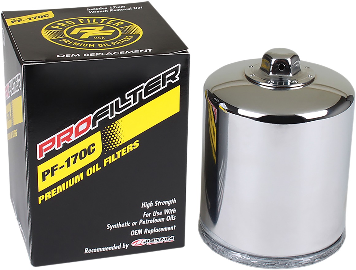 V-Twin Oil Filters - Chrome Oil Filter - Click Image to Close