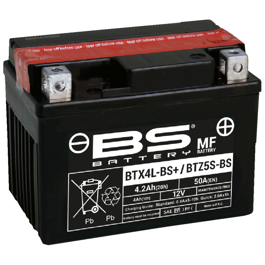 AGM Maintenance Free Battery YTZ5S-BS - Click Image to Close