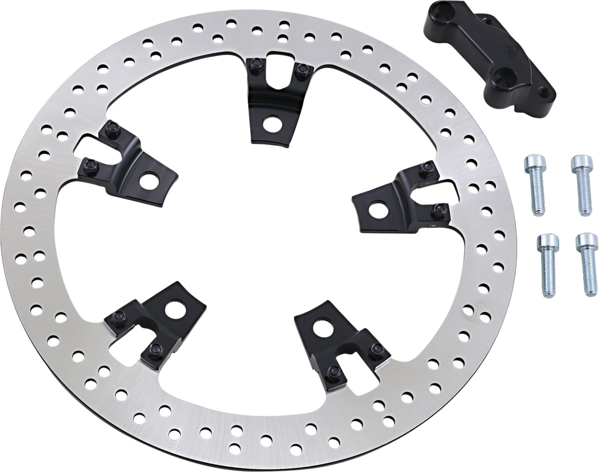 Big Brake Floating Front Right Brake Rotor 356mm Natural - Harley FLH FLT - Click Image to Close