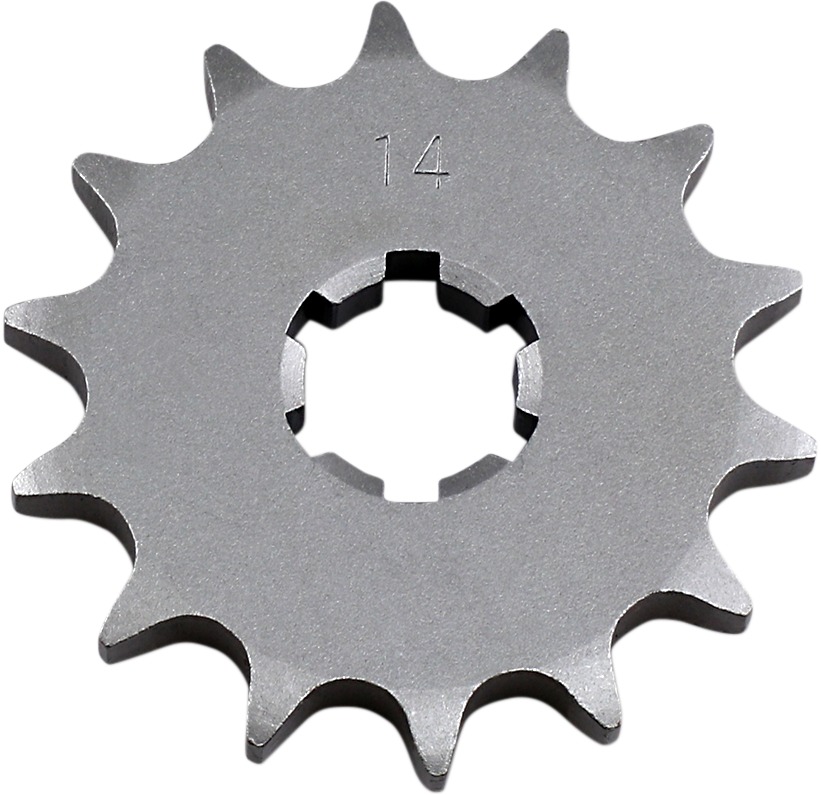 Front Countershaft Sprocket - 14 Tooth - 428 Pitch - Fits various Yamaha DT, MX, RD, and YZ models - Click Image to Close