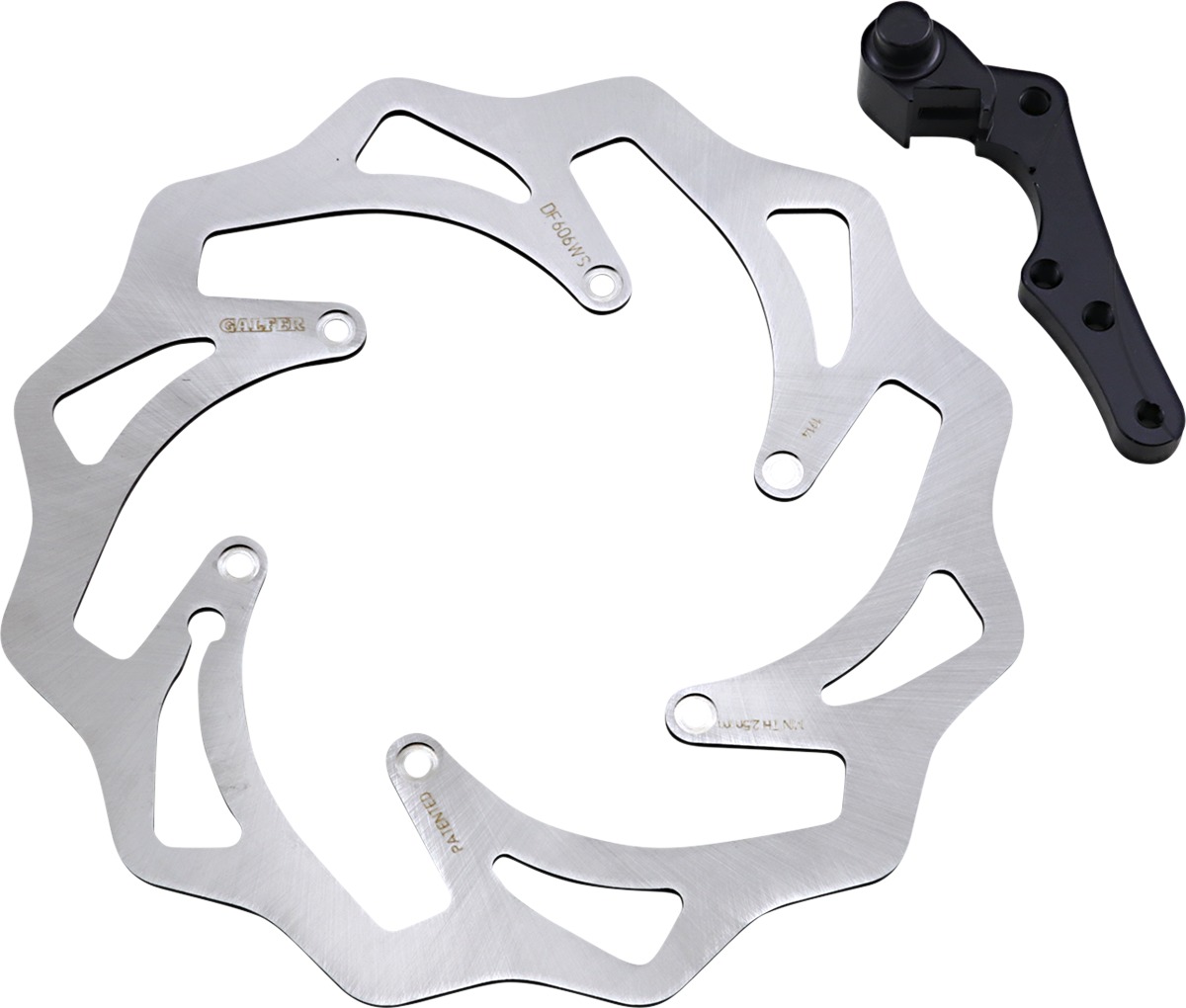 Oversize Wave Solid Brake Rotor Kit - Husqvarna/KTM - Click Image to Close