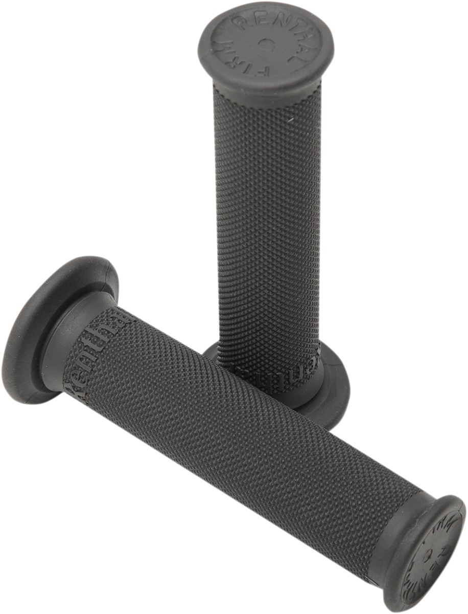 ATV Grips Firm Full Diamond - Charcoal - Click Image to Close