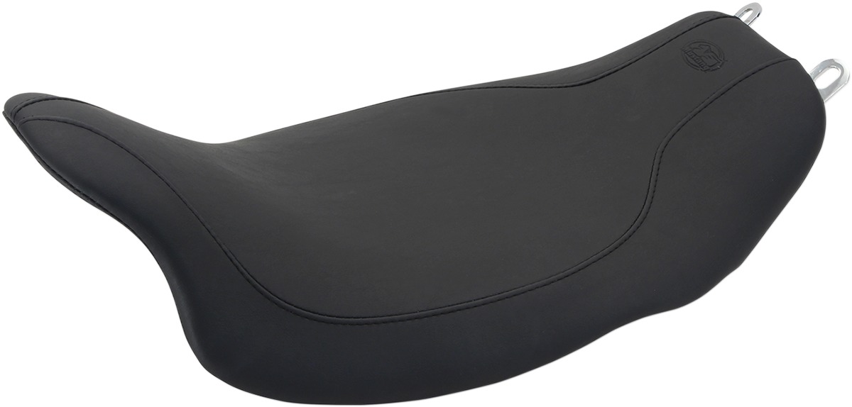 Runaround Smooth Low Profile Vinyl Solo Seat - For 08-20 Harley FLH FLT - Click Image to Close