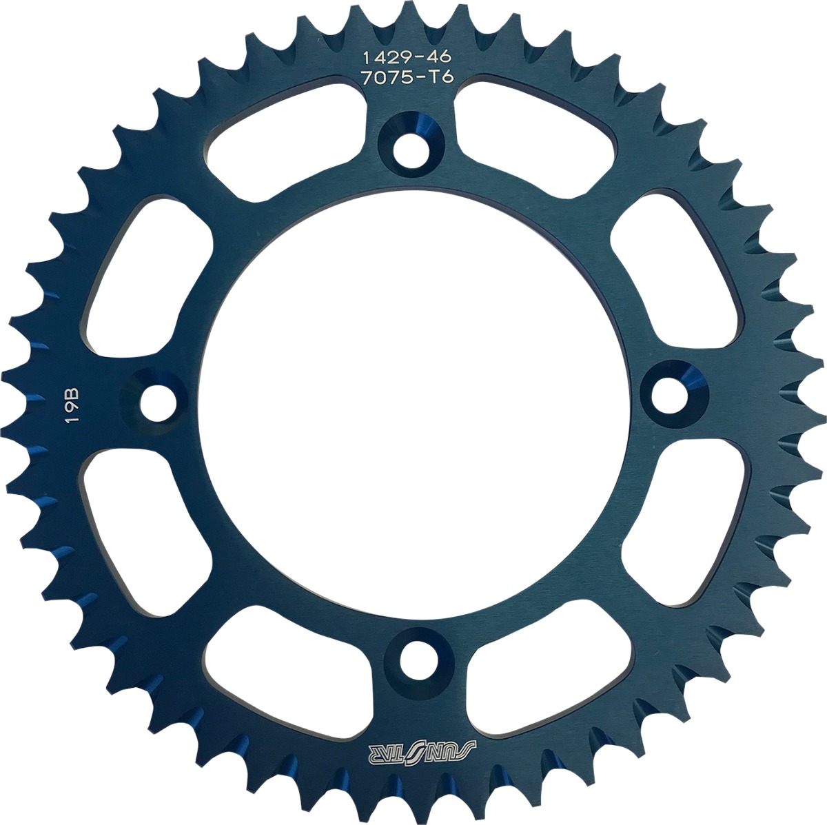 Blue Triplestar Aluminum Rear Sprockets - Alum Rear 420-46T - Click Image to Close