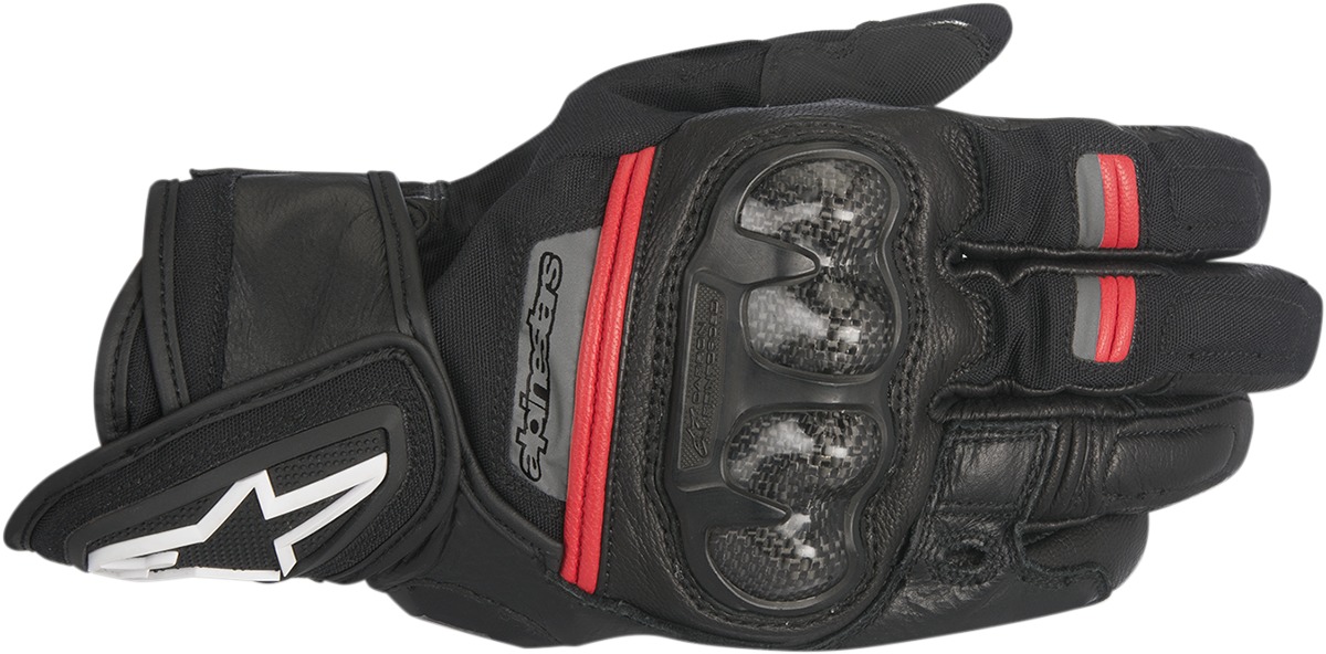 Rage Drystar Street Riding Gloves Black/Red 2X-Large - Click Image to Close