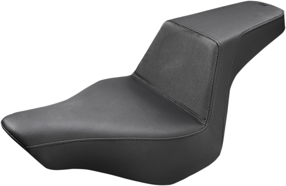 Step-Up Gripper 2-Up Seat - Black - For 13-17 Harley FXSB - Click Image to Close