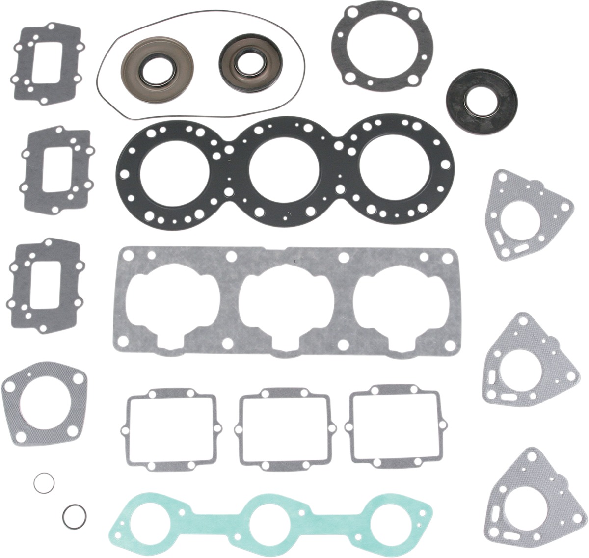 Vertex Pistons Complete Gasket Kt W/Oil Seals - Click Image to Close