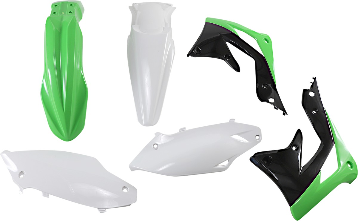 Green Plastic Kit - For 13-15 Kawasaki KX450F - Click Image to Close