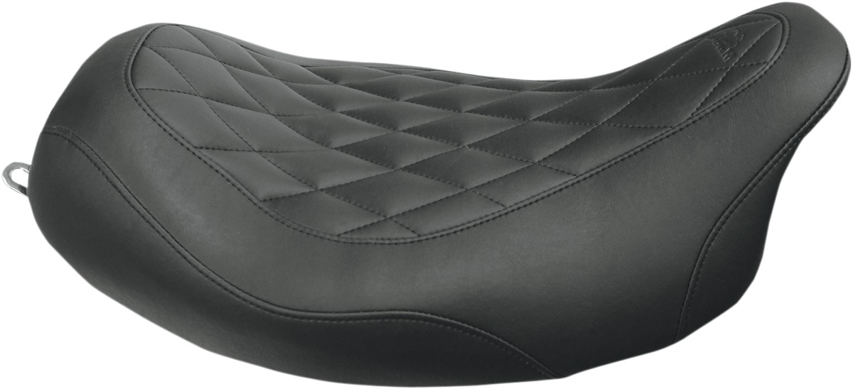 Tripper Diamond Synthetic Leather Solo Seat - For 06-20 Harley FLH FLT - Click Image to Close