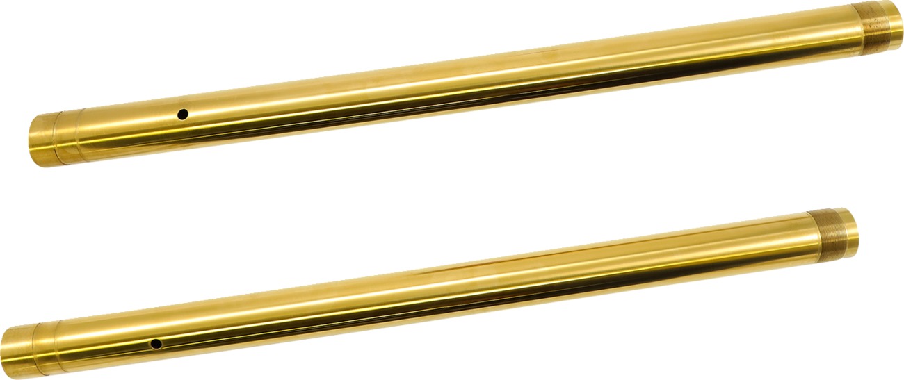 Gold TNC Fork Tubes - 43mm Inverted Frk Tubes +4 Tin - Click Image to Close