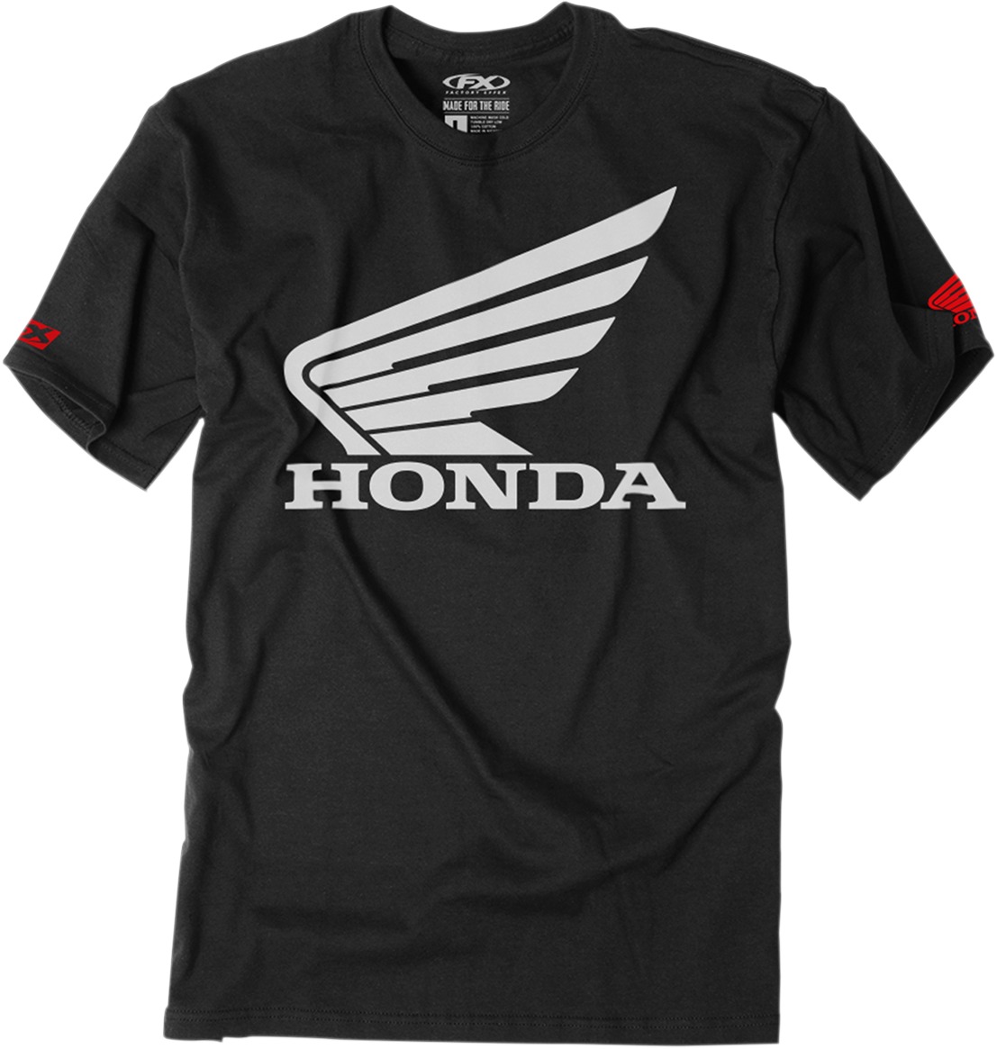 Youth Honda Big Wing Tee - Honda Big Wing Tee Blk Yxl - Click Image to Close