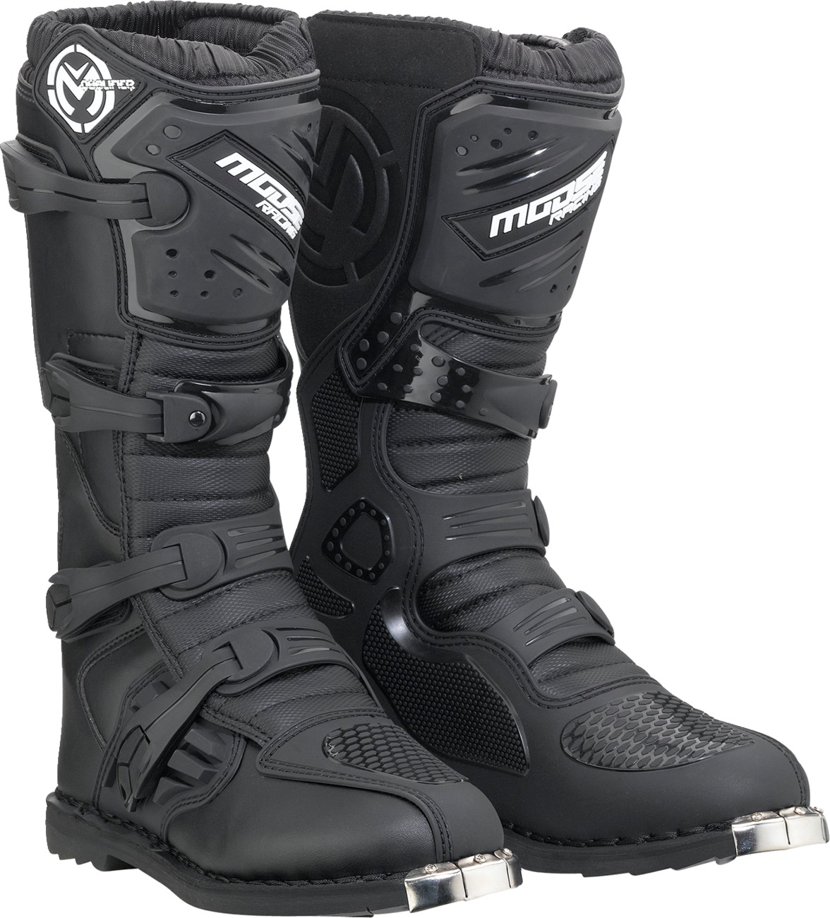 Moose Offroad Qualifier Boots Black Size 12 - Durable off-road boots in Black, Size 12 - Click Image to Close