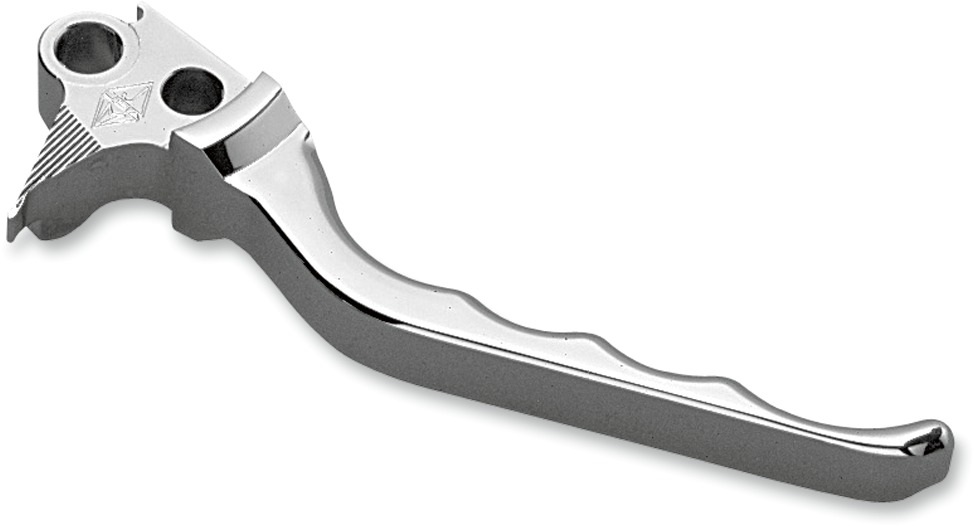 Grooved Billet Aluminum Hydraulic Brake Lever Chrome - Click Image to Close